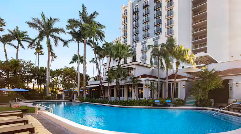 Zakwaterowanie w hotelu na zimowym obozie językowym na Florydzie w USA